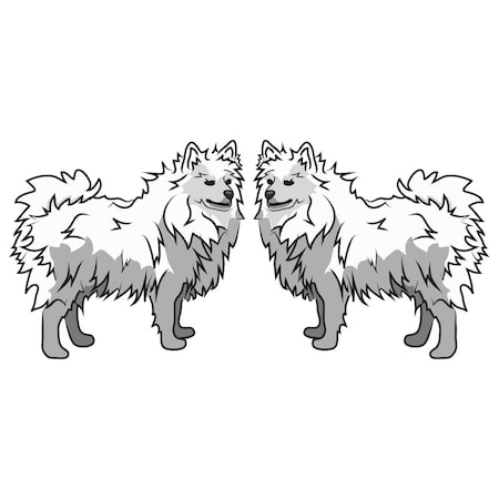 Signmission Samoyed Dog Decal, Dog Lover Decor Vinyl Sticker D-24-Samoyed